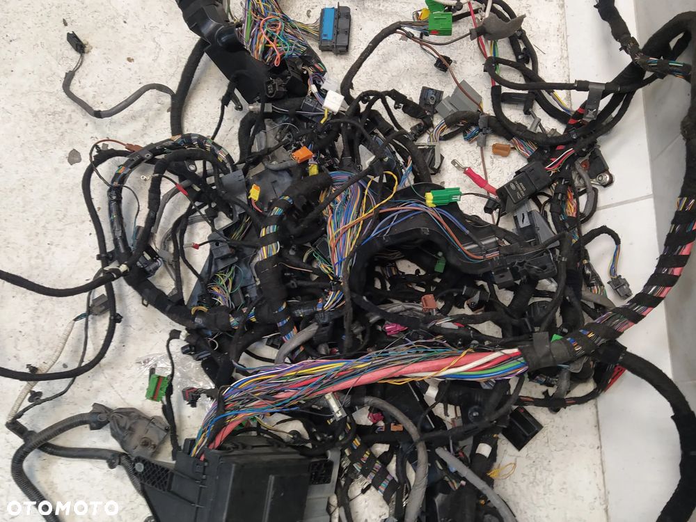 JAGUAR XF X260 2.0 PRZEWODY KABLE INSTALACJA WIĄZKA WNĘTRZA AUTOMAT LAMPY XENON EUROPA ORYGINAŁ - 7