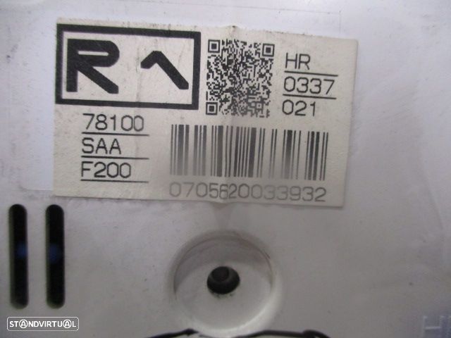 Centralina 0261208374  78100SAAF200   HONDA JAZZ 2 2004 1.2 78CV 5P PRETO BOSCH - 7