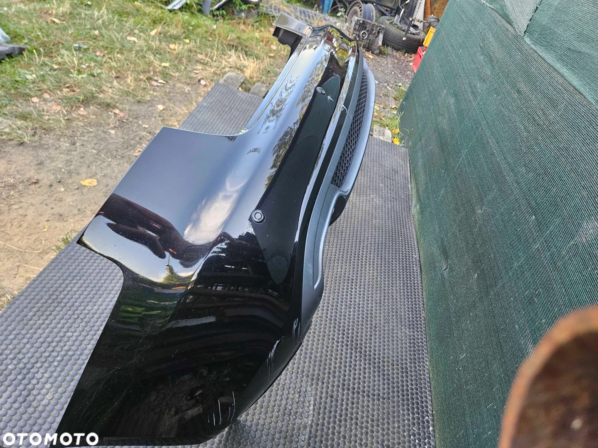 Zderzak Tyl Tylny S-Line Czarny LZ9Y Dyfuzor Czujniki PDC Audi A4 B8 Sedan 08r - 30
