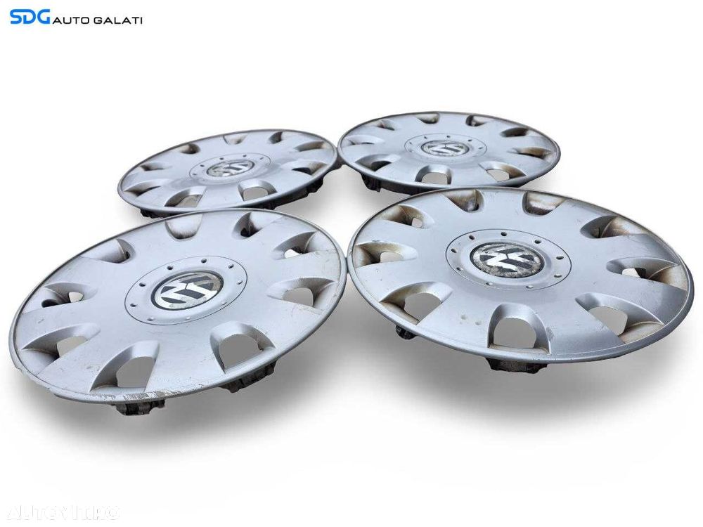 Set 4 Capace Jante Roti Tabla R15 Volkswagen Golf 5 2004 - 2008 Cod 1T0601147 [N5229] - 3