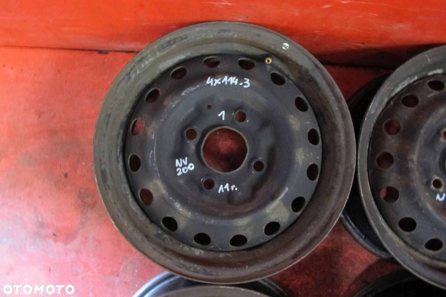 NISSAN NV200 09- FELGI STALOWE 14 5x114.3 5.5J ET45 JX50A KOMPLET - 2