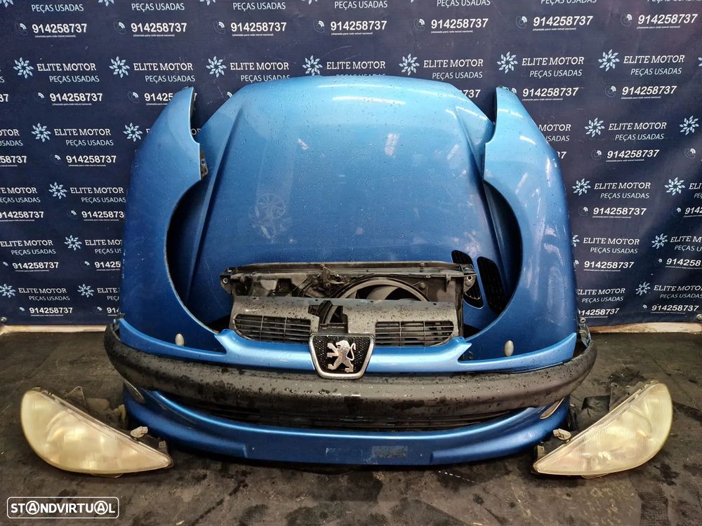 Frente completa usada PEUGEOT 206 capot parachoques oticas radiadores guardalamas - 3
