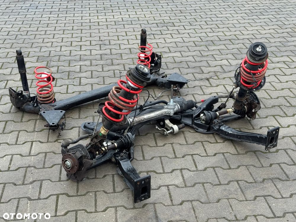 Fiat 500 Abarth Zawieszenie Koni przód tył belka sanki wózek zwrotnica - 2