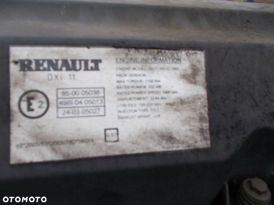 SILNIK VOLVO RENAULT DXI 11 450KM EURO5 NA CZĘŚCI - 2