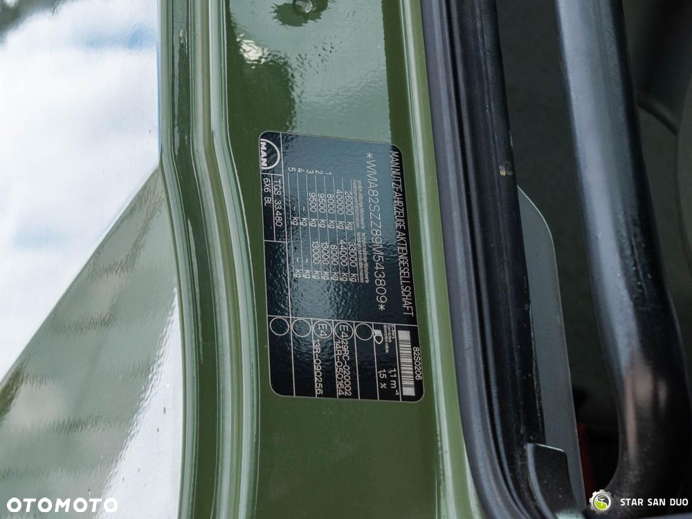 MAN TGS 35.480 6x6 PALFINGER PK 20002 HDS Chwytak Kosz Wywrotka - 26