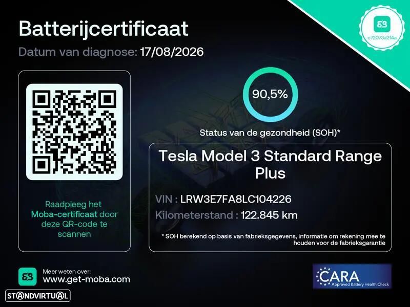 Tesla Model 3 Standard Range Plus RWD - 19