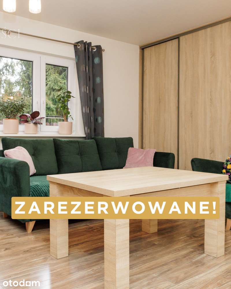 3-pok. 45m² z garażem | os. Kopernika | bez czynszu, ogród