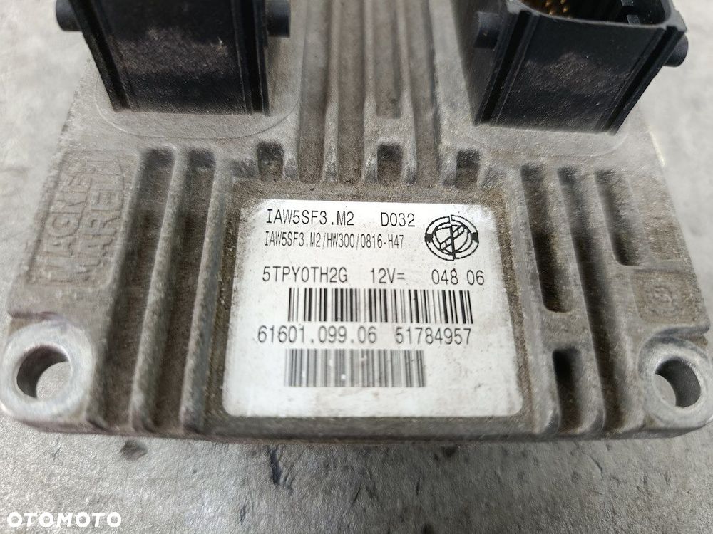 KOMPUTER, STEROWNIK FIAT GRANDE PUNTO 51784957  61601.099.06 MAGNET MARELLI - 3