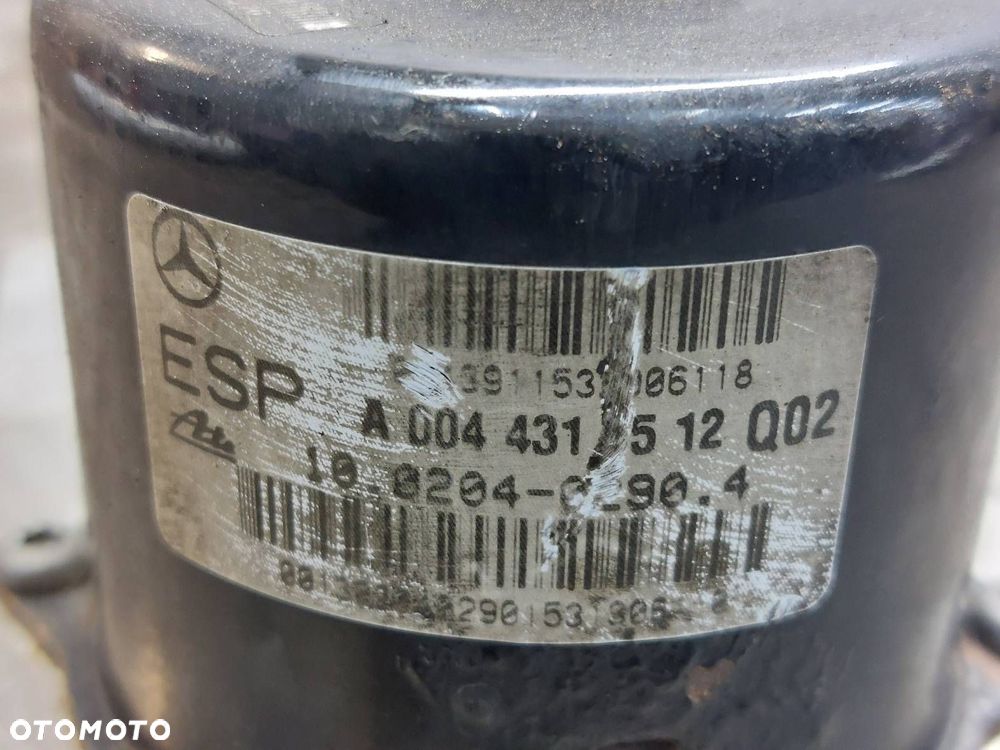 POMPA STEROWNIK ABS MERCEDES-BENZ W203 C KLASA A2035451632 A0044310512 - 2