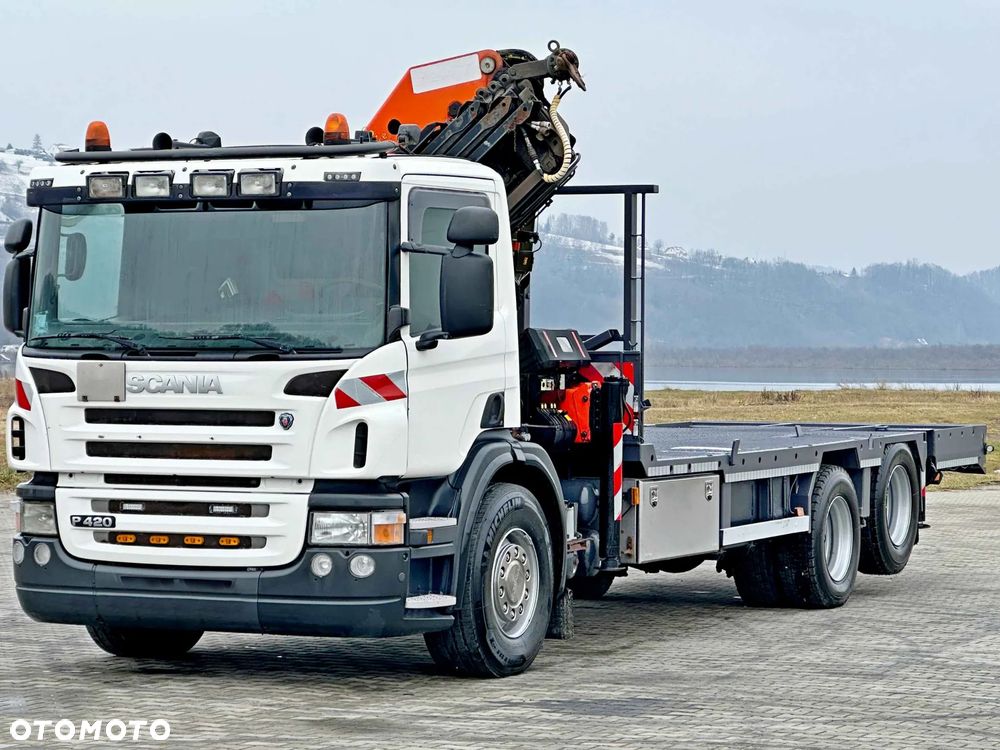 Scania P 420 * PLATFORMA 6,80 m * PK 29002 + PILOT * STAN BDB - 3