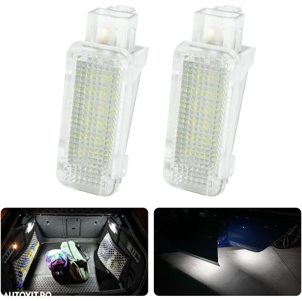 Lămpi Interior LED Audi/VW/Skoda/Porsche - Set 2 Buc - 4
