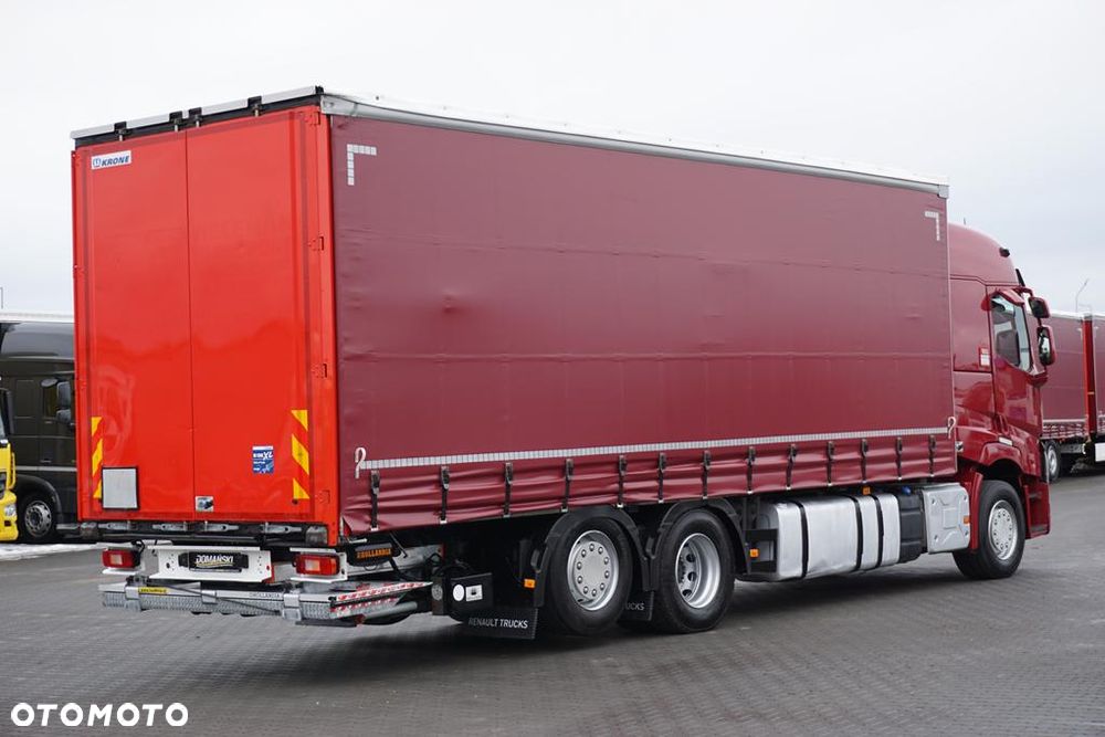 Renault T 380 / ACC / E 6 / FIRANKA + WINDA / 20 PALET / DŁ. 8,2 M / OŚ SKRĘTNA - 6