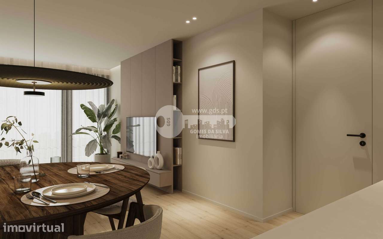 Apartamento T2 NOVO inserido no condomínio fechado Casa Ferreira - Grande imagem: 4/17