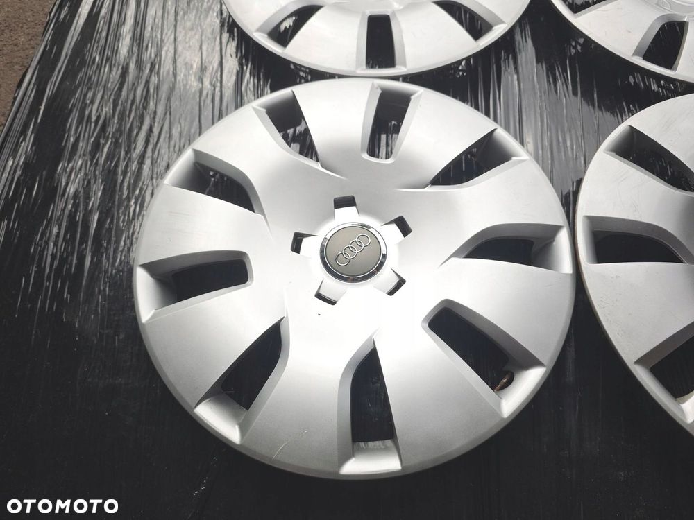 4x kołpak kołpaki kołpaczki oryginalne Audi 16 16" cali 8k0601147 - 5
