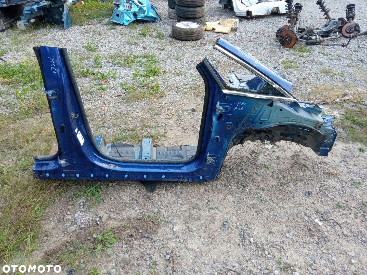 FORD S-MAX MK2 ĆWIARTKA PRAWA PRZEDNIA PRZÓD SŁUPEK PRÓG - 1