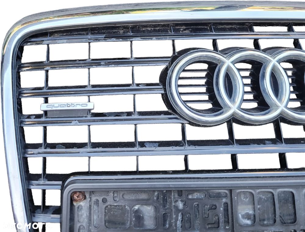 AUDI A6 C6 LIFT GRILL GRIL ATRAPA ZDERZAKA 4F0853651AN RADAR ACC BLACK - 4