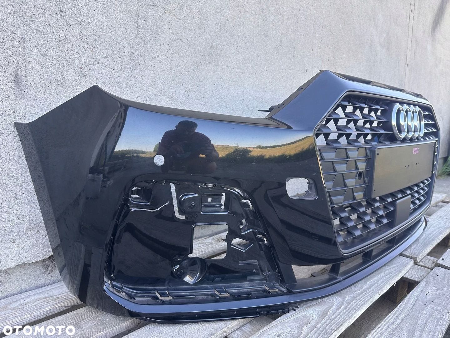 ZDERZAK PRZÓD PRZEDNI AUDI A1 II 2 82A 2018-  GRILL ATRAPA 82A853653 CAŁY - 2