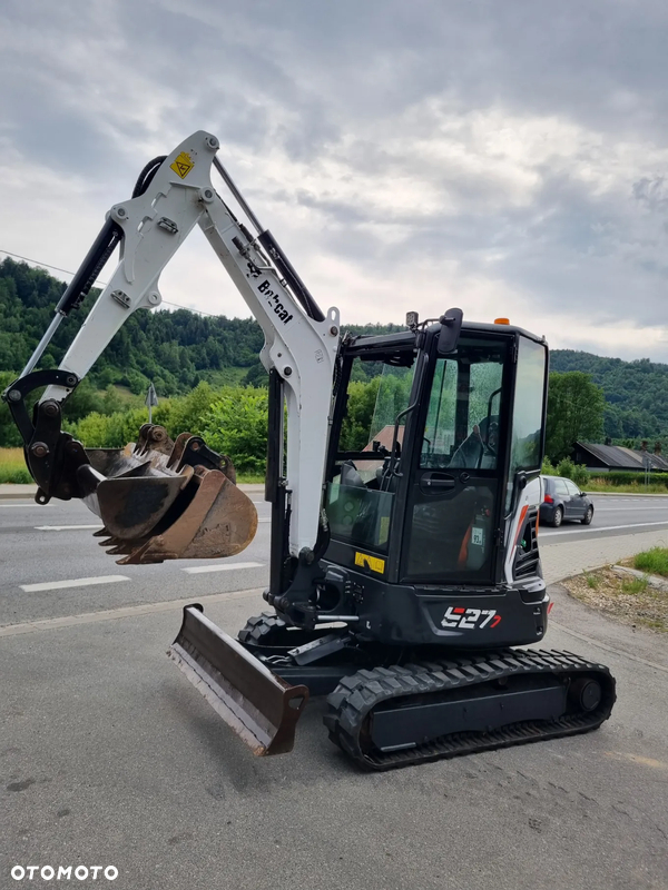 Bobcat E27Z Koparka Gąsienicowa 2,7 Tony jak Nowa Z Norwegii 2021r 1600mtg Kubota silnik