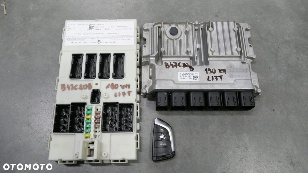 bmw f48 f39 komputer sterownik silnika dde b47c20b 8472346 zestaw startowy - 1