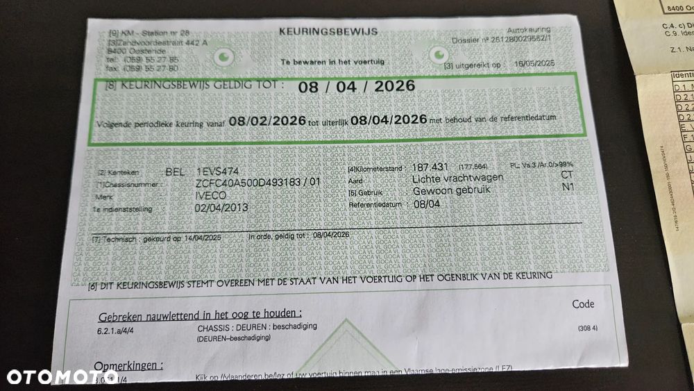 Iveco DAILY 40C15 35C L3H2 BLASZAK SREDNIAK HAK 3500 KG - 31