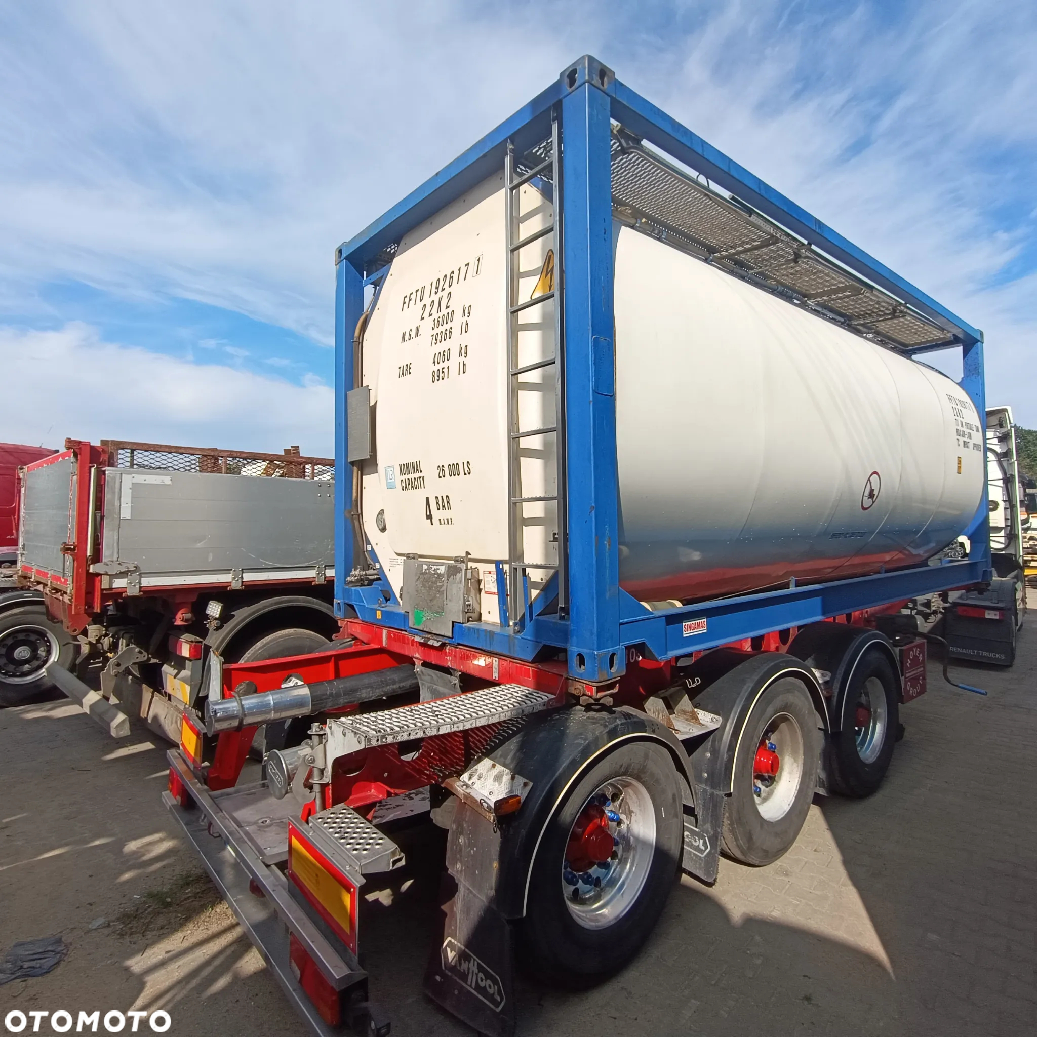 Van Hool 3-assige Tank kontener 26000 l Webasto L4BN - 5