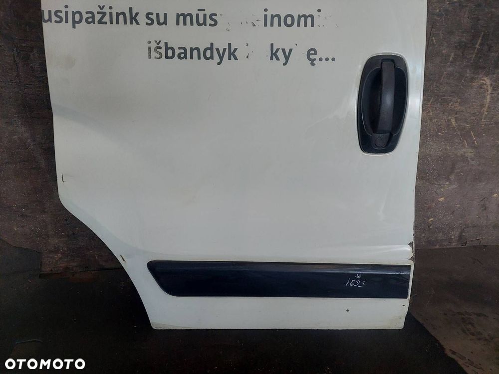 DRZWI KOMPLETNE PRZESUWNE PRAWE FIAT FIORINO III 249 BIPPER NEMO QUBO - 4