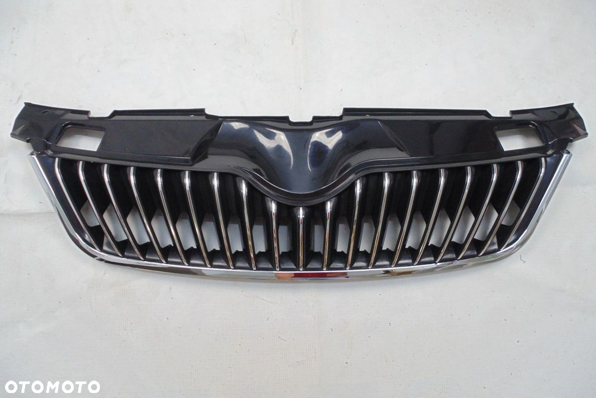 Skoda Fabia 10 - 15 Grill / Atrapa chłodnicy chrom tunning - 2