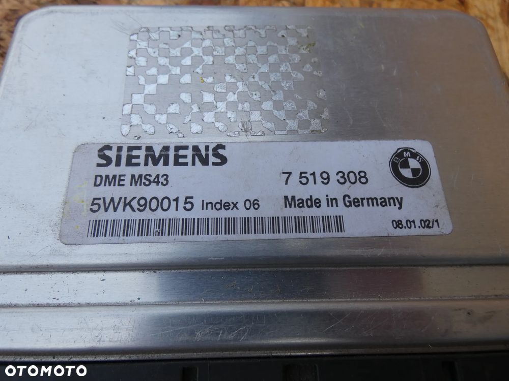 BMW E39 2,8  STEROWNIK SILNIKA EWS AUTOMAT 7519308 - 2