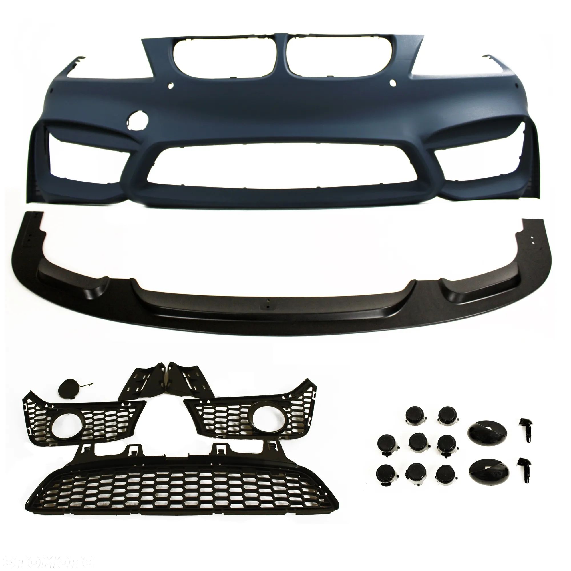 zderzak przedni bmw E90 E91 08-11 LIFT LCI M-PAKIET M4 LOOK PDC SPOILER - 1