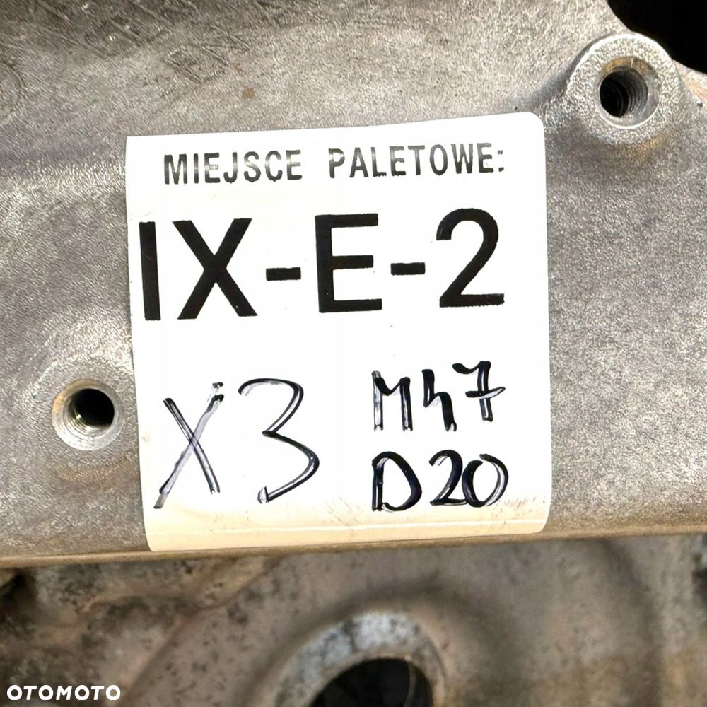 SILNIK M47D20 204D4 BMW X3 E83 2.0 D DIESEL 150KM diesel kompletny sprawny - 14