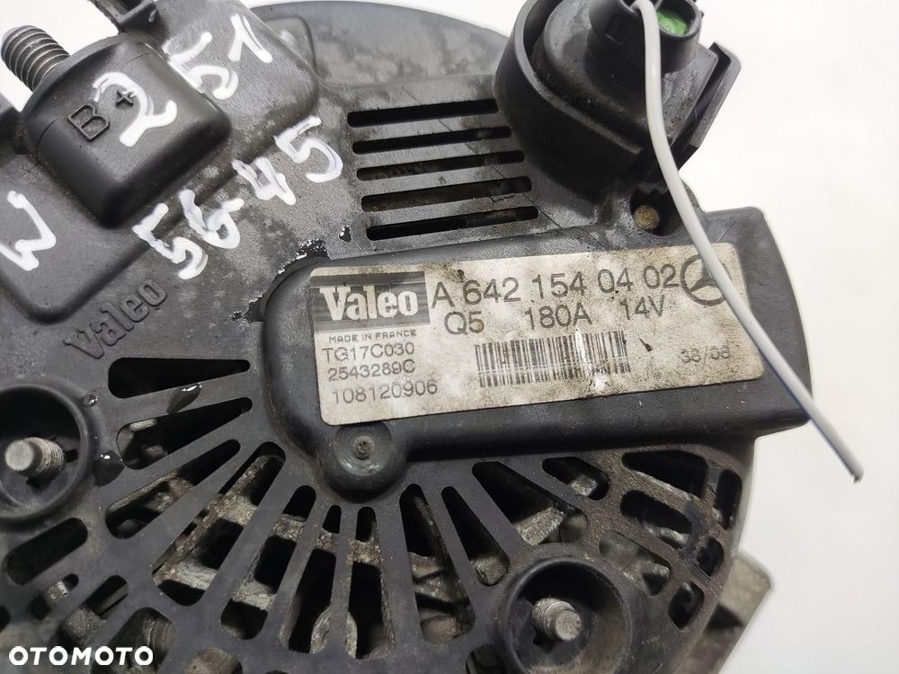 ALTERNATOR MERCEDES R-KLASA W251 3.0 CDI 2005-2009 A6421540402 - 5