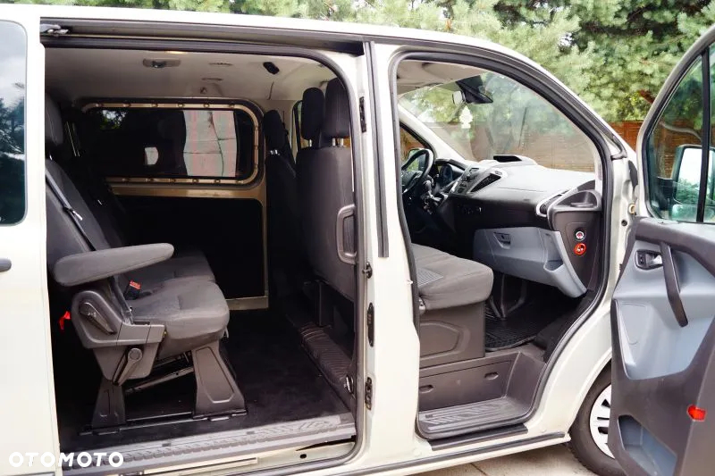 Ford Transit Custom Long Brygadówka 6 Osób 2 x Klima Bogata Opcja Salon Pl  155 Koni Faktura Vat - 9