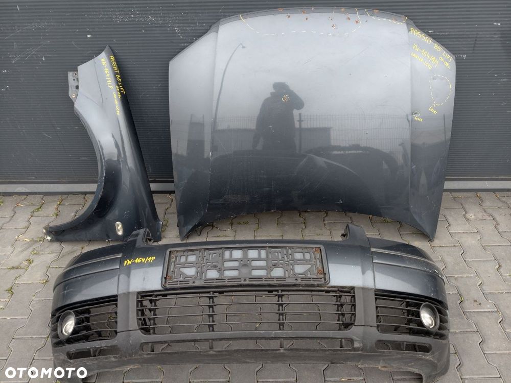 PASSAT B5 LIFT MASKA KLAPA ZDERZAK ATRAPA PODSZYBIE - 17