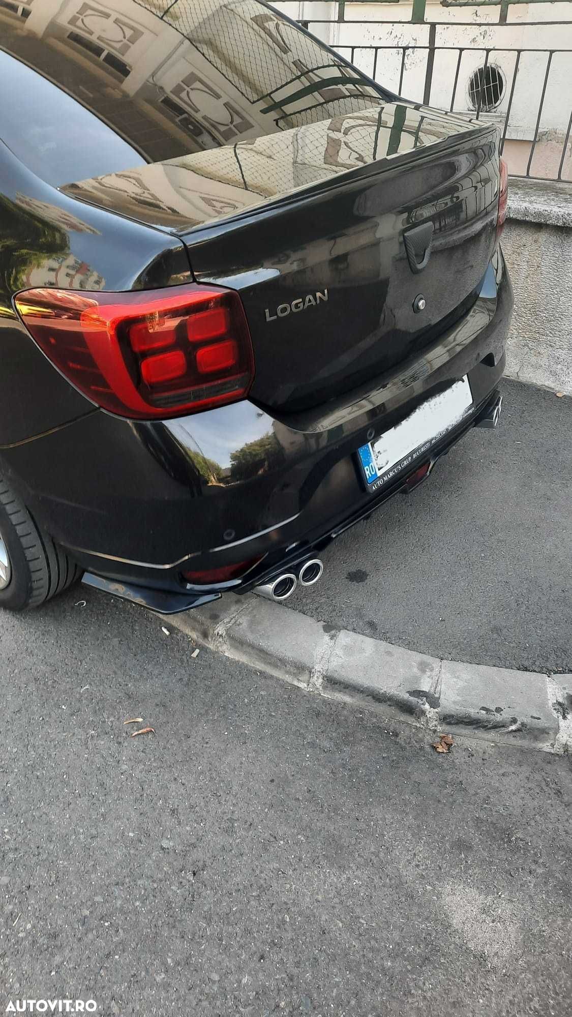 Ornament coltar tuning pentru bara spate adaptabil pe Dacia Logan 2 - 1