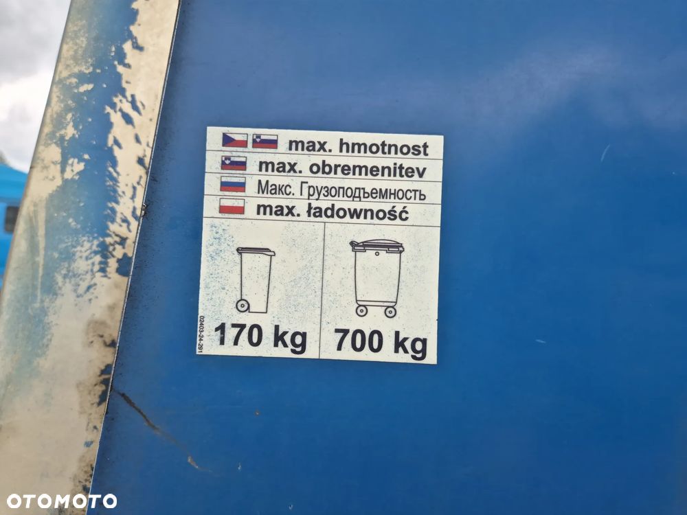 Kompletna zabudowa tylna Śmieciarki na kubły - 5
