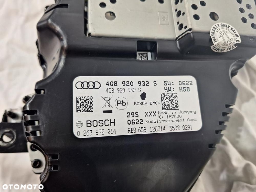 Audi A6 C7 Licznik Zegary 4G8920932S - 6