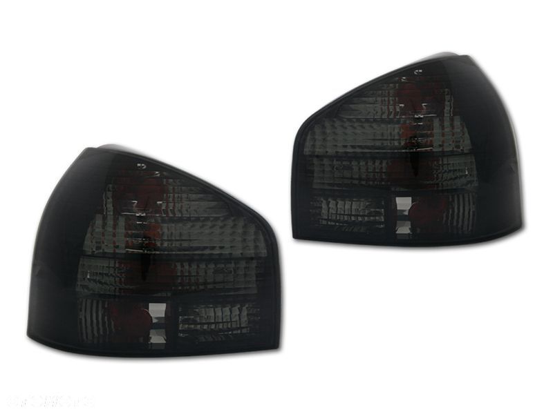 LAMPA TYLNE KPL DEPO TUNING CZARNE BLACK SMOKE AUDI A3 S3 8L0 1996-03 LIFT - 1