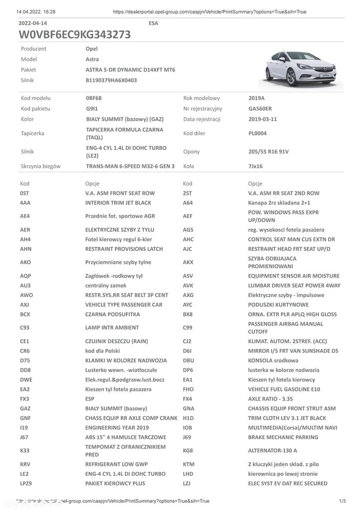 Opel Astra 1.4 T Dynamic - 18