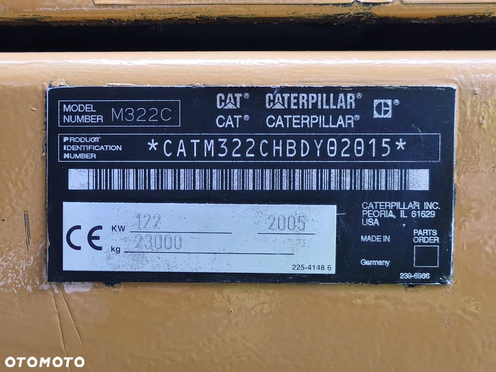 Caterpillar M322C MH - 9