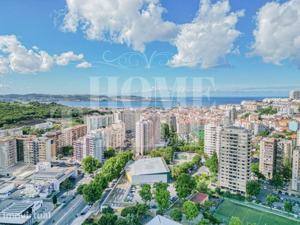 Apartamento T4 novo a estrear com terraço panorâmico e vista Tejo e... - Grande imagem: 2/54
