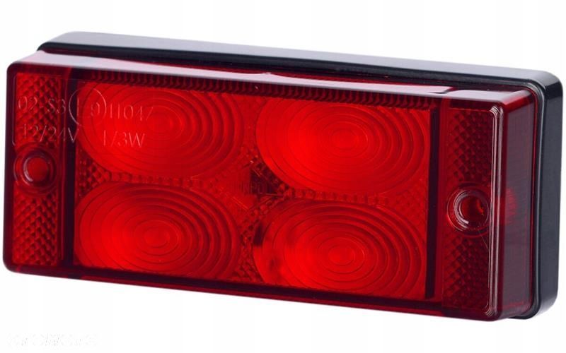 lampa hamowania (led) czerwony 12/24v centralna - 1