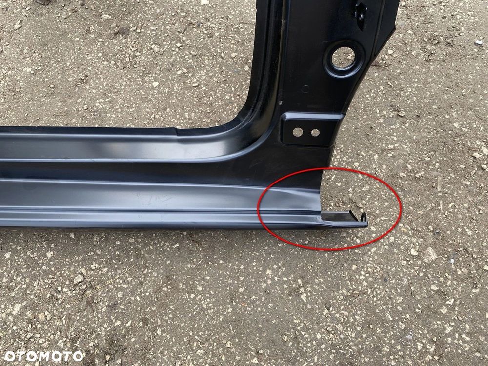 PRÓG PRAWY SŁUPEK VW UP 3D 3 DRZWI NOWY ORYGINALNY 1S3809606 - 4