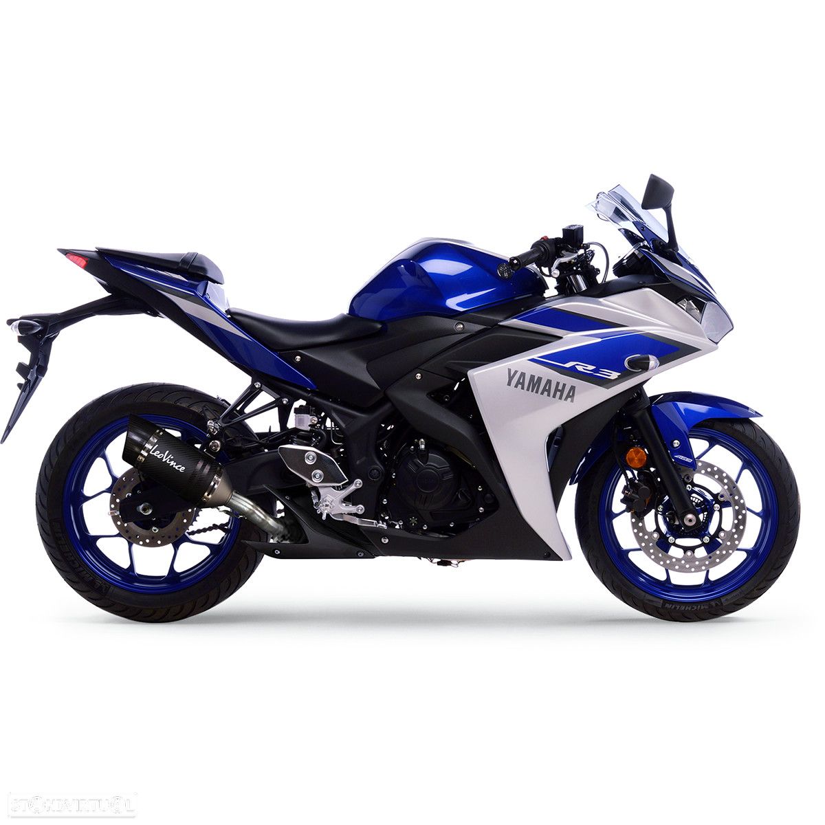 ponteira escape leovince yamaha r3 / mt-03 - 14125e - 1