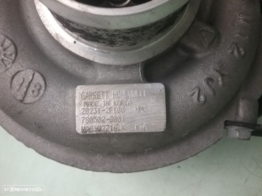 Turbo HYUNDAI SANTA F III (DM) 2.2 CRDi 2012 - 2015 REF. MOTOR D4HB REF 28231-2F... - 5