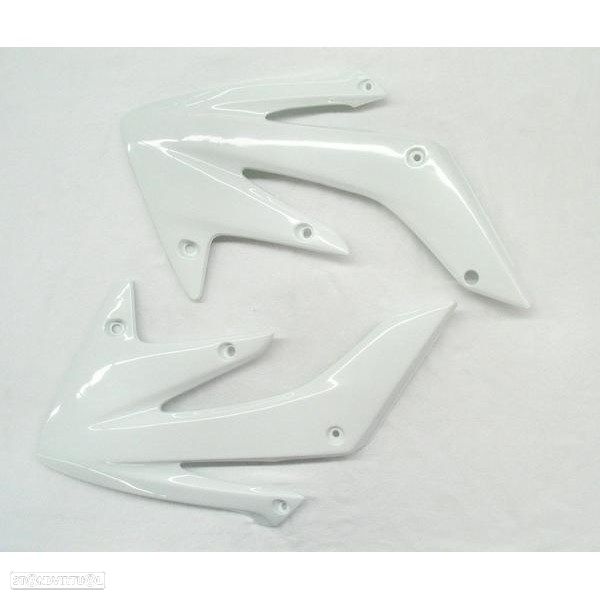 tampas laterais de radiador ufo branco honda crf 450 - 1