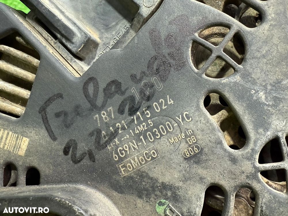 ALTERNATOR LAND ROVER FREELANDER 5 USI 2 2.2 DIESEL 2008 COD OEM 6G9N-10300-YC 2007-2011 - 8