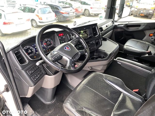 Scania R450 6x2 Hakowiec Meiller RS21, skrętna i podnoszona oś, 2018 r - 18