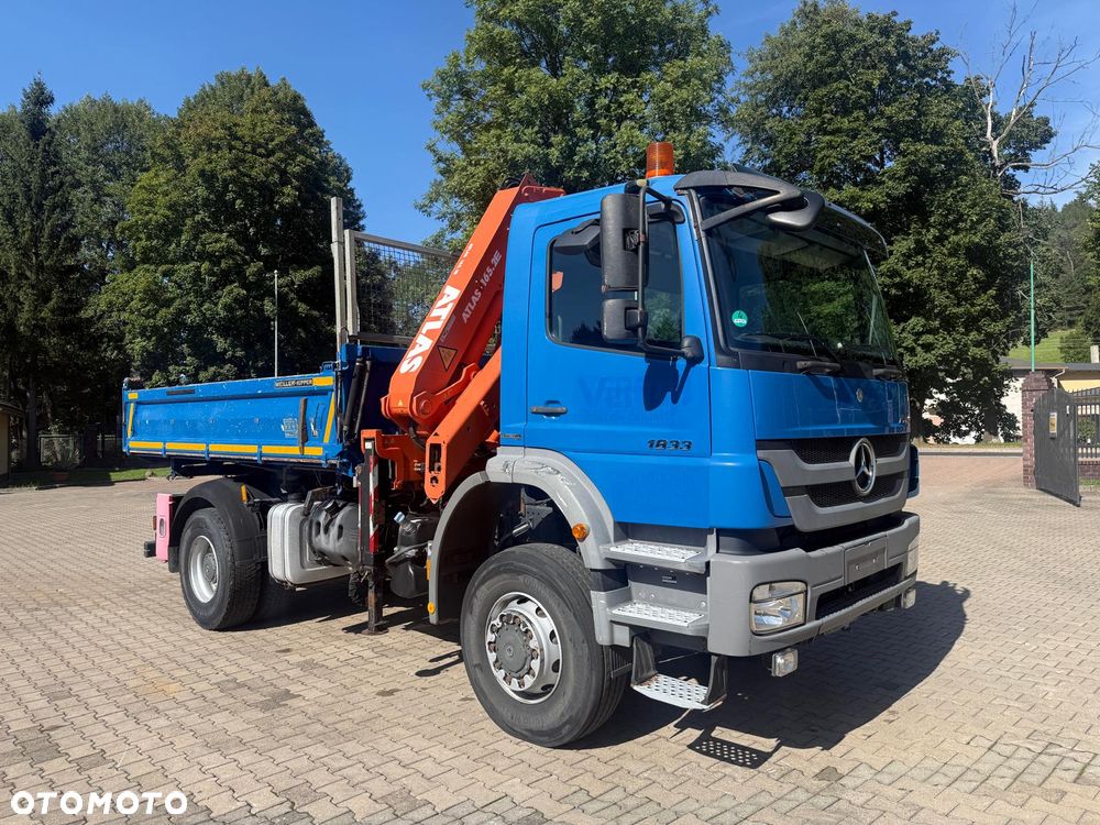 Mercedes-Benz 1833 AXOR AK wywrotka 3-str. 4x4 z dużym HDS ATLAS 165 - 14