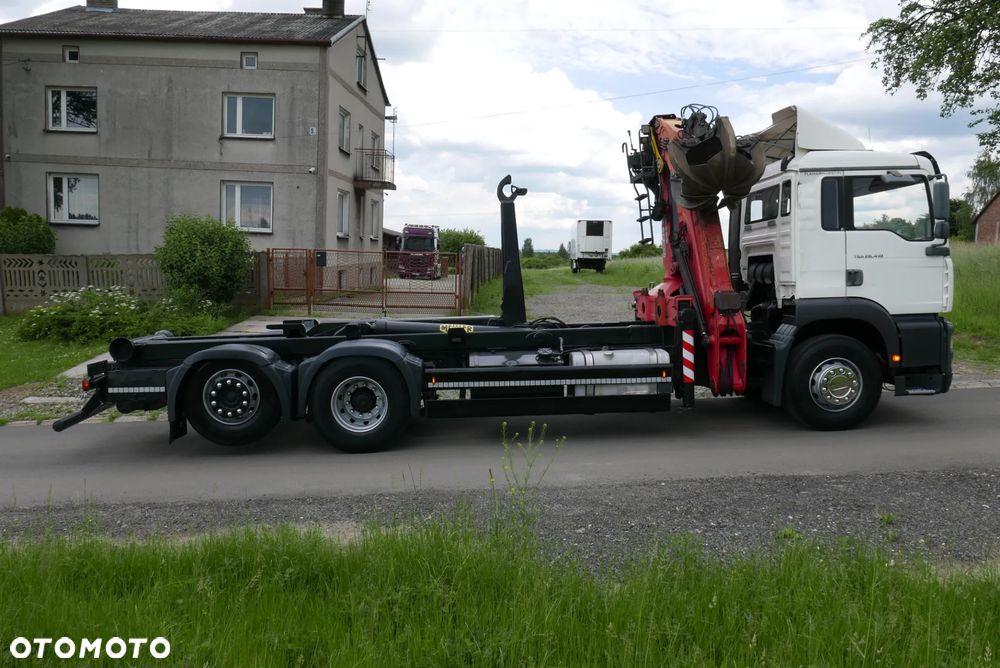 MAN MAN TGA 26.410 PALFINGER EPSILON MEILLER HAKOWIEC Z HDS Z DŹWIGIEM DO ZŁOMU KONTENERÓW ODPADÓW RECYKLINGU ODPADÓW - 22