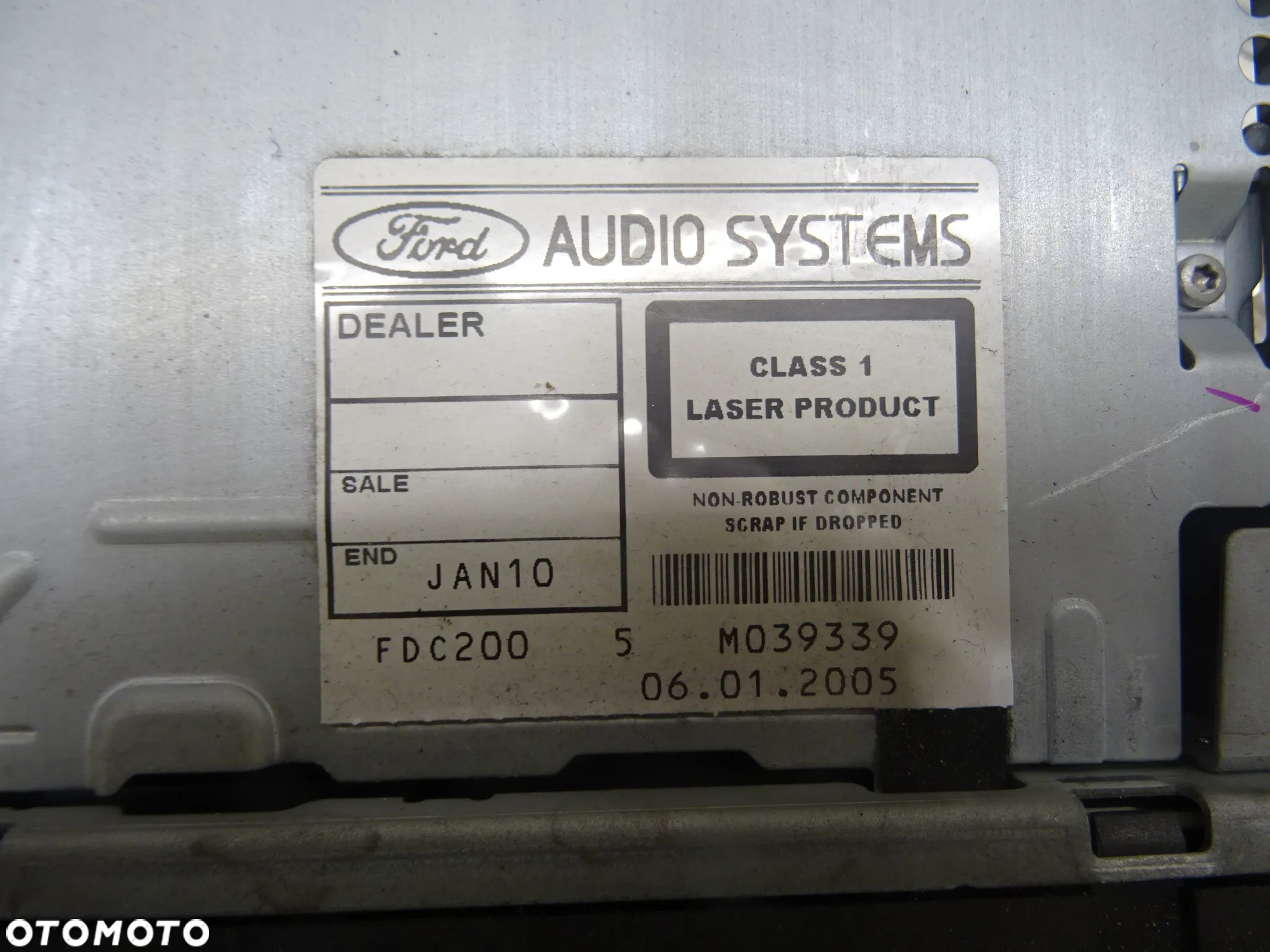 FORD C-MAX 03-05 RADIO 4M5T-18C815-AD - 7